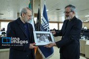 Adviser to Iran's Leader Ali Larijani visits IRNA