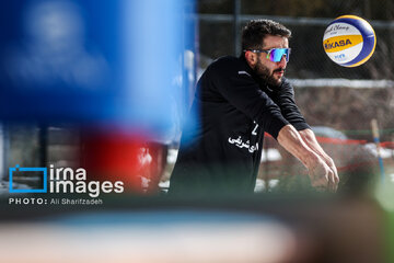 Iran's National Snow Volleyball Tournament