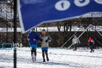 Iran's National Snow Volleyball Tournament