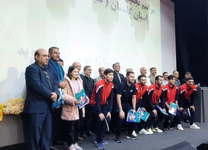 اعضای تیم «سپک تاکرا» دختران و پسران گلستان تجلیل شدند
