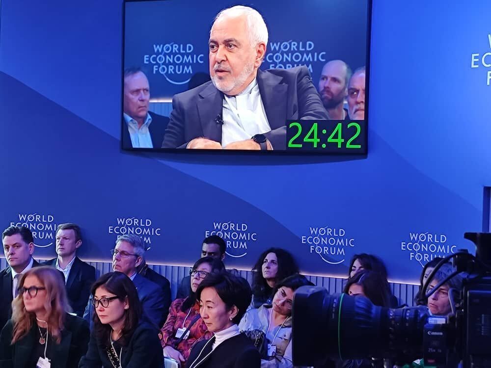 Zarif’s interview at Davos breaks summit audience record