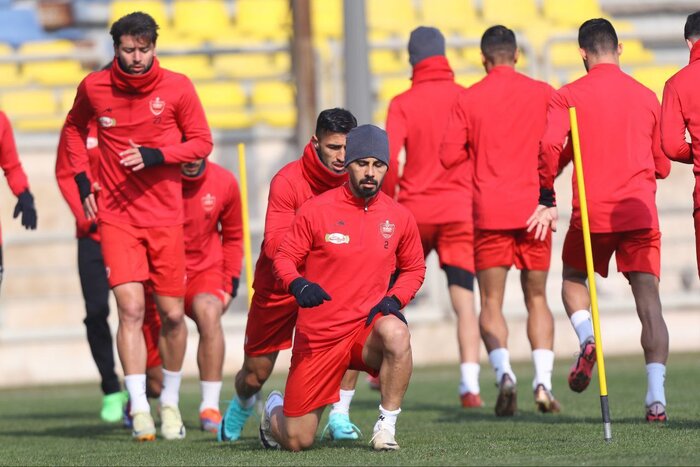 برگزاری آخرین تمرین پرسپولیس پیش از دیدار با فولاد و الهلال