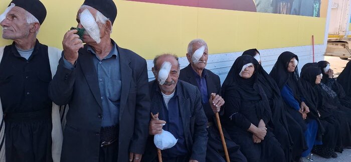 ۷۳ عمل جراحی رایگان آب مروارید چشم برای بیماران نیازمند دزفول انجام شد
