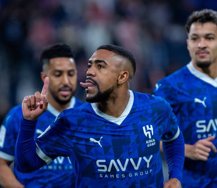 شکست سنگین پرسپولیس مقابل الهلال در نیمه نخست