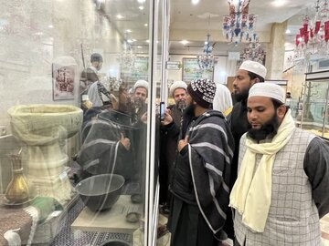 بازدید جمعی از علمای اهل‌سنت هندوستان از موزه فاطمی