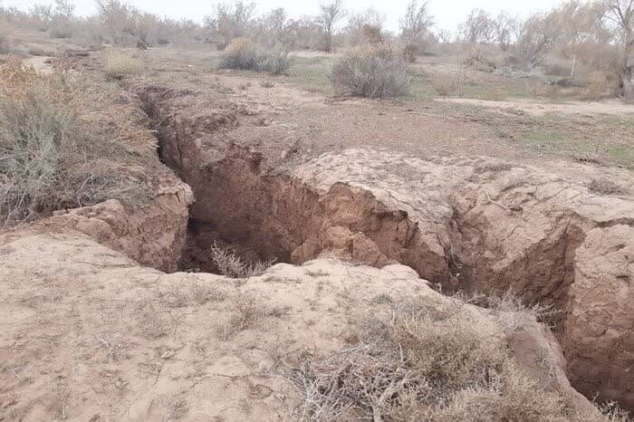 فرونشست و کمبود آب/ مرگ تدریجی یک دشت در قزوین
