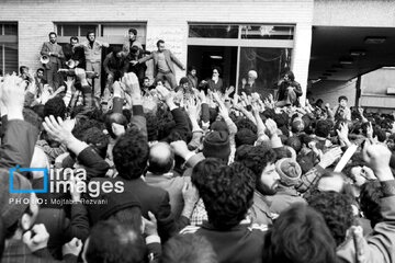 In photo: Imam Khomeini meeting with people