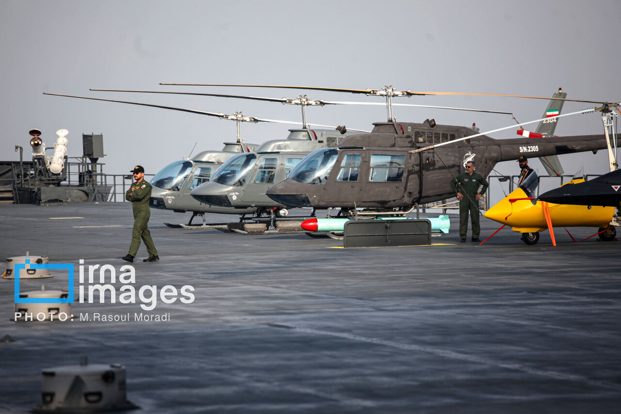 پهنه آبی کره خاکی در تسخیر ناوشکن پهپادبر ایرانی پهنه آبی کره خاکی در تسخیر ناوشکن پهپادبر ایرانی