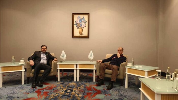 دیدار خسروی وفا با دبیرکل انجمن همبستگی ورزش کشورهای اسلامی