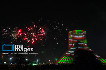 Lighting show around Azadi Tower to mark Revolution anniversary