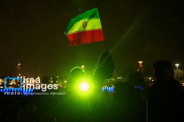 Lighting show around Azadi Tower to mark Revolution anniversary