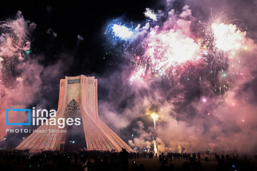 Lighting show around Azadi Tower to mark Revolution anniversary