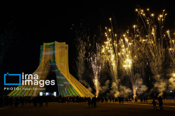 Lighting show around Azadi Tower to mark Revolution anniversary