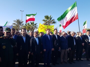 راهپیمایی 22 بهمن بوشهر