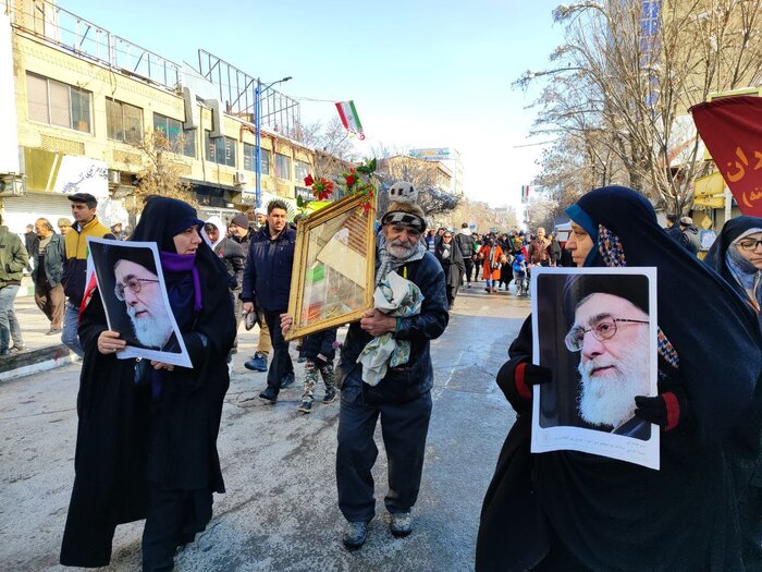 حضوری گرم در بهمن سرد؛ جشن پرشور ۴۶ سالگی انقلاب در آذربایجان غربی