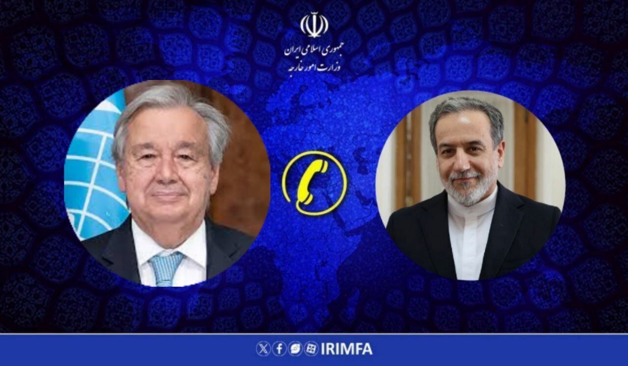 Araghchi lors d'une conversation avec Guterres : La communauté internationale doit empêcher la normalisation des violations de la loi par Israël