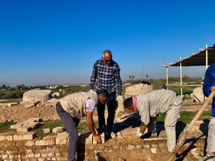 کاخ هخامنشی آپادانای شوش مرمت شد