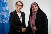وزيرة الطرق الإيرانية تلتقي في جنيف الأمينة العامة لمؤتمر الأمم المتحدة للتجارة والتنمية