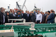 پزشکیان از شرکت دریایی صدرا در بوشهر بازدید کرد