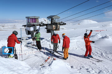 Sahand Ski Resort, Tabriz, northwestern Iran