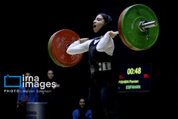 Iran women’s weightlifting league finals