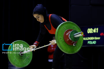 Iran women’s weightlifting league finals