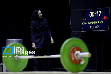 Iran women’s weightlifting league finals