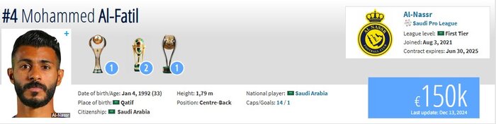 النصر با بازیکن ۱۵۰ هزار یورویی مقابل پرسپولیس؛ پیولی با یکسوم توان در آزادی!