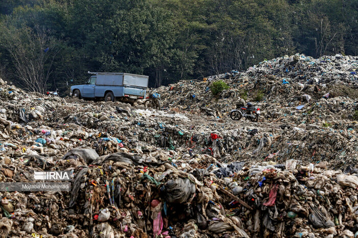 زخم زباله به دل طبیعت الوند