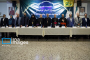 بالصور .. المؤتمر الصحفي لزعماء الأديان السماوية حول تشييع سيد شهداء المقاومة