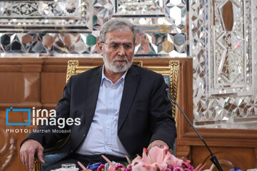 El secretario general de Yihad Islámica Palestina se reúne con el presidente del Parlamento iraní