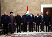 وفد الجمهورية الإسلامية الإيرانية يلتقي الرئيس اللبناني