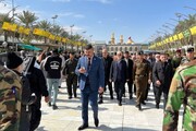 وزير الداخلية الإيراني يقوم بزيارة العتبات المقدسة في العراق