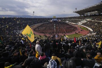 Lebanon bidding farewell to Nasrallah and Safieddine in historic funeral, top Iranian officials in attendance
