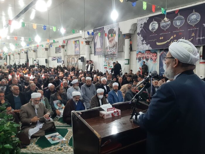 سنگ تمام شیعه و سنی گلستان برای سیدحسن نصرالله