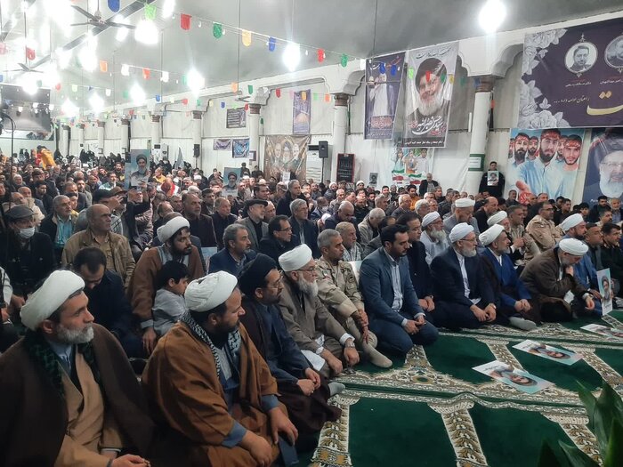 سنگ تمام شیعه و سنی گلستان برای سیدحسن نصرالله