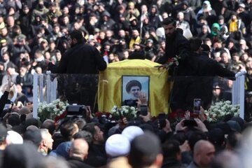 Burial procession held in south Lebanon for Hezbollah leader Sayyed Hashem Saffieddine