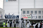 Danish police clash with activists against arms supplies to Israel