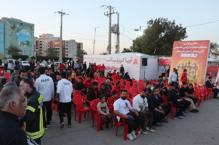 معرفی تیمهای برتر مسابقات عملیات ترکیبی تخصصی آتشنشانان خوزستان