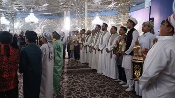 آیین سنتی «هل هلالک یا رمضان» در حرم مطهر رضوی برگزار شد 