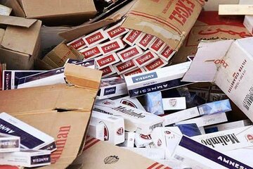 قاچاقچی کالای دخانی در کرج ۶ میلیارد ریال جریمه  شد