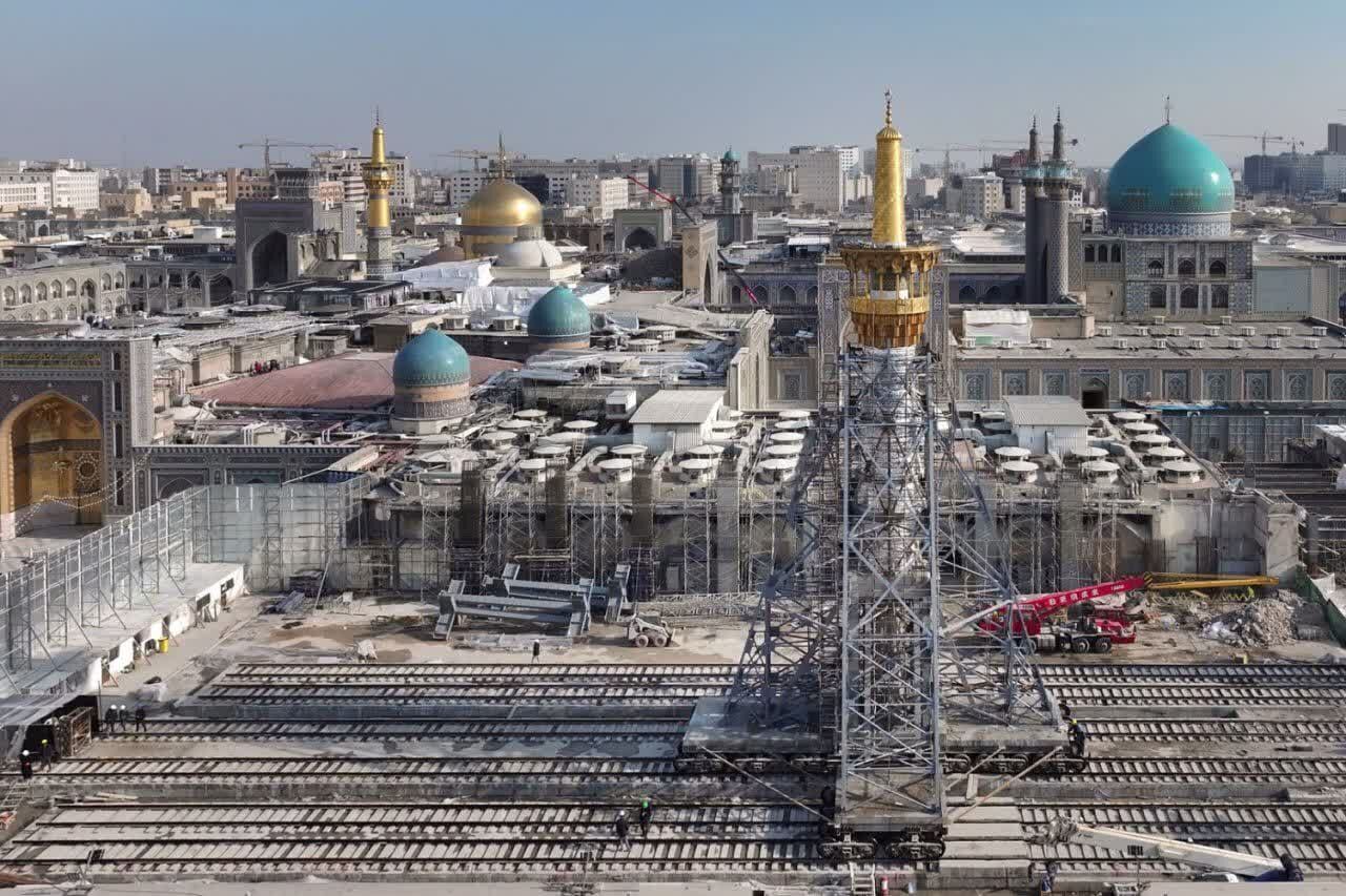 Machhad : le déplacement réussi d'un minaret de 210 tonnes