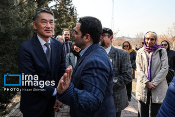 In photos: Foreign diplomats plant wild olive saplings in Tehran