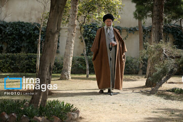 Iran's Leader plants sapling on National Tree Planting Day