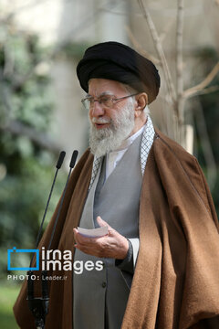 Iran's Leader plants sapling on National Tree Planting Day