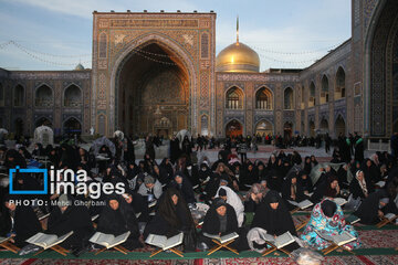 Recitación del Corán en el Santuario del Imam Reza (P)