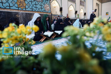 Recitación del Corán en el Santuario del Imam Reza (P)