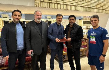 تقدیر فدراسیون کشتی از عضو هیات رئیسه فدراسیون فوتبال