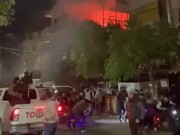 وقوع انفجار و درگیری در اطراف بیمارستان الوطنی در جنوب سوریه + فیلم