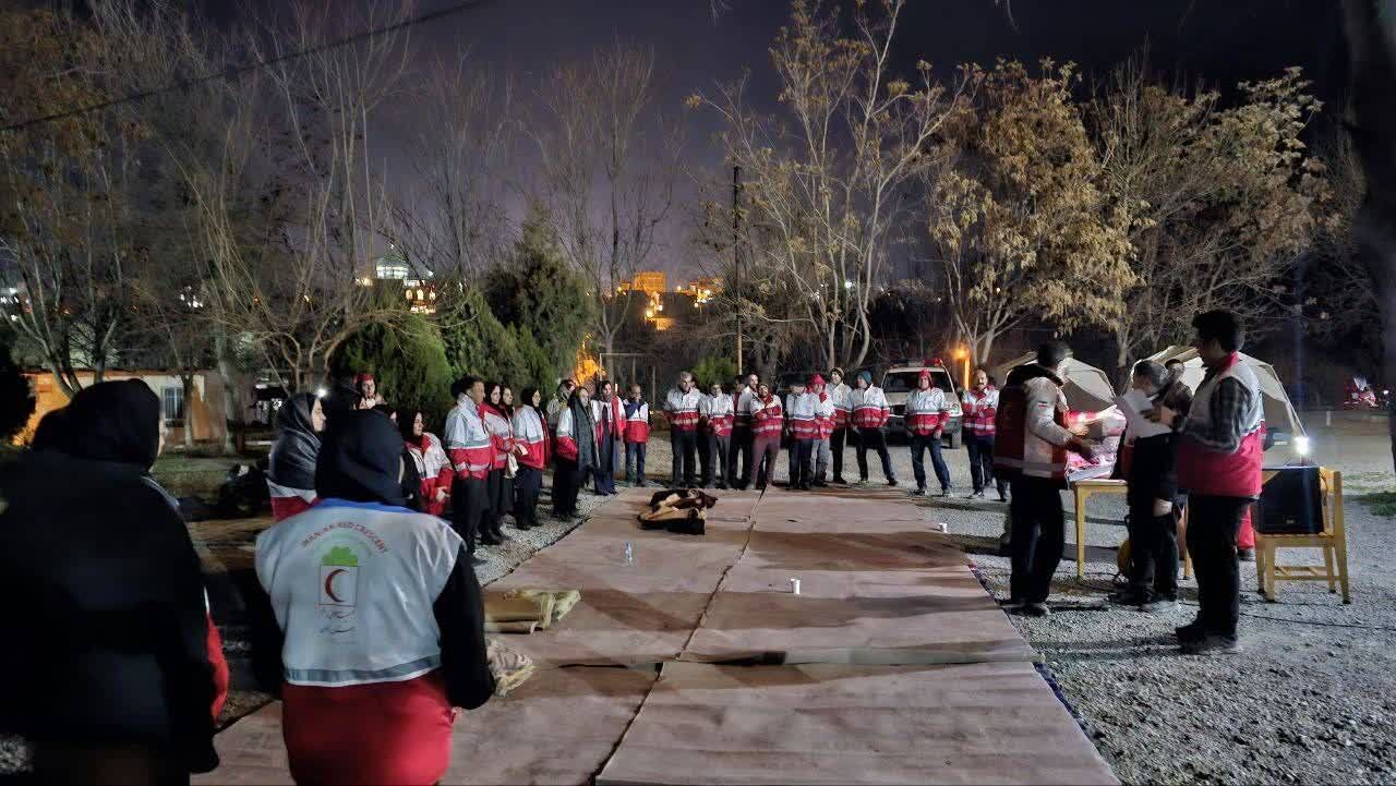 نجاتگران زنجان در اردوی استانی بقا در شرایط سخت حضور یافتند